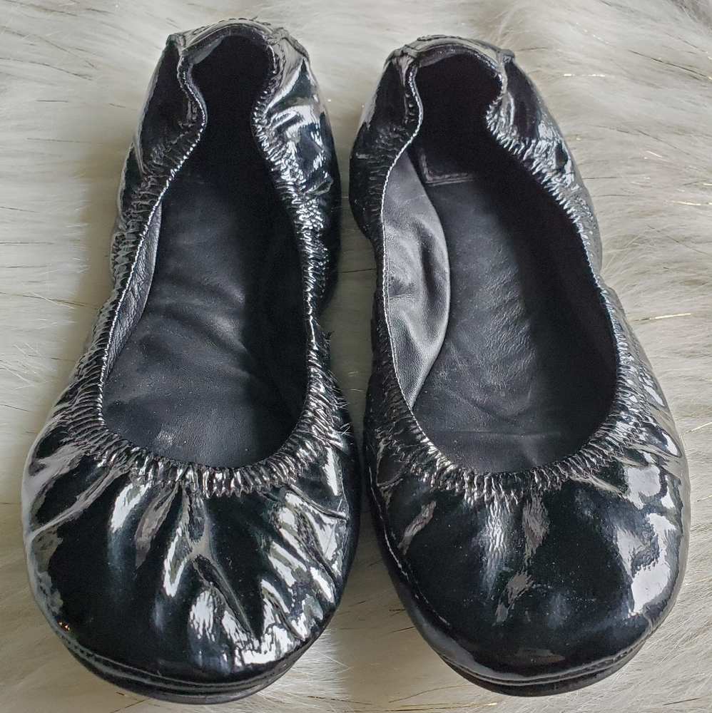 Tory Burch Eddie Patent Leather Ballet Flats